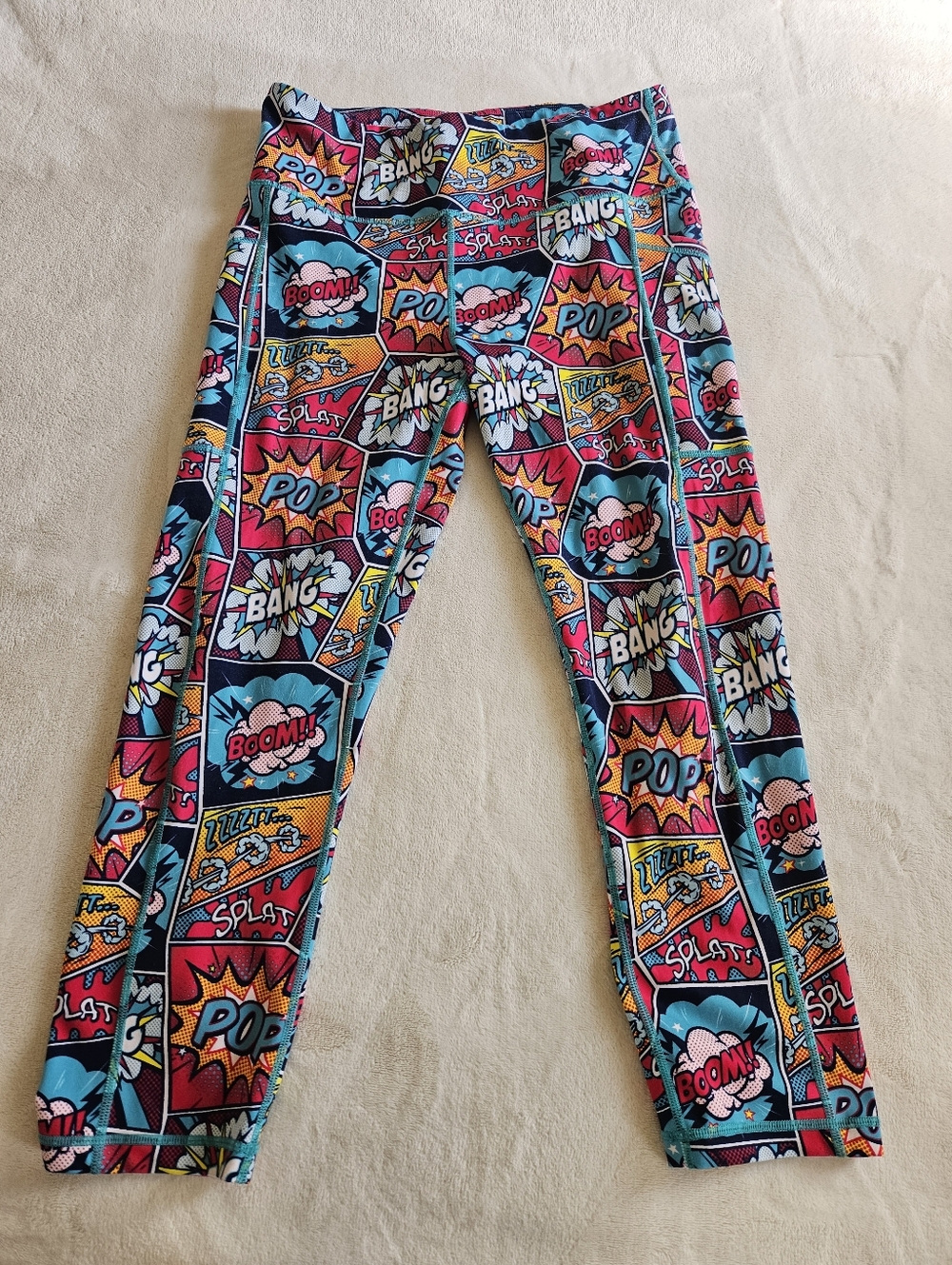 Constantly Varied Gear Comic-Print Leggings Sz M